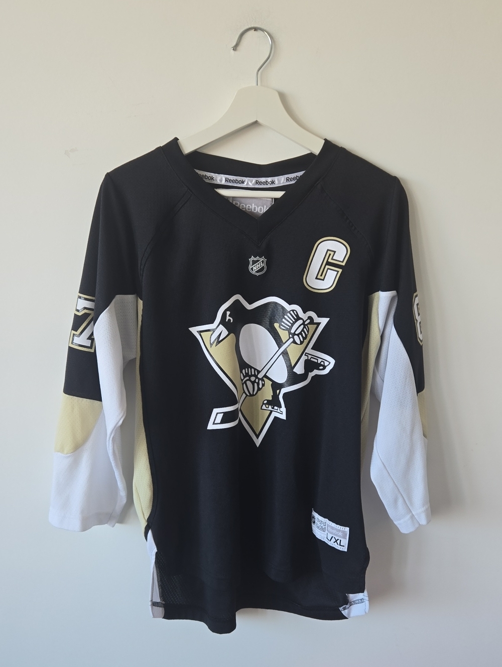 Reebok Pittsburgh Penguins Kids Hockey Jersey - Sidney Crosby #87